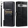 Cover for Google Pixel 7a Retro PU Leather Flip Wallet Phone Case Multi Card Slots
