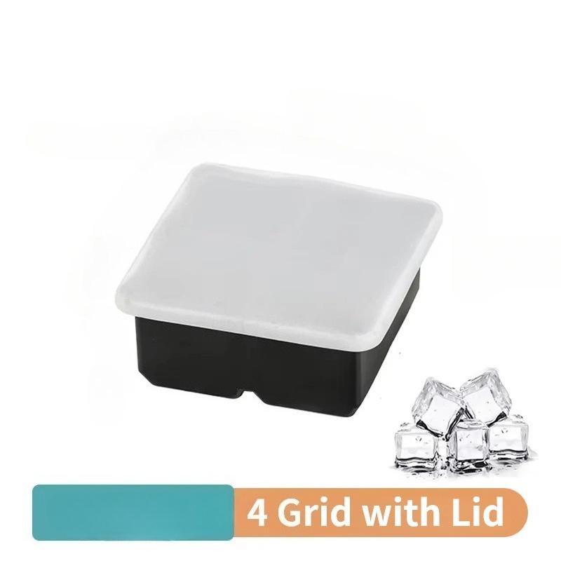 4/6/8/15 Fächer Silikon Eiswürfelformen Sphärische Eisformen Wiederverwendbare Whiskey Eiswürfelformen Cocktail Gefrierschrank DIY Hausgemachte Barware