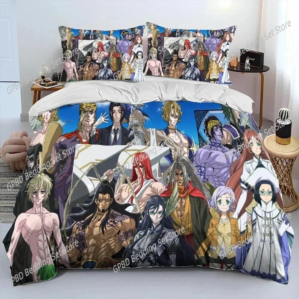 Anime,Record of Ragnarok,Cartoon 3D NEW Duvet Cover Pillowcase Bedding Set Adult Boy Girl Bedroom Decoration Single Double Large
