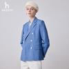 HAZZYS Women's Double-Breasted Blazer