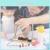 Kreatives DIY Crossfire Handgemachtes Wissenschaftsexperiment Erfindung STEM Pädagogisches Werkzeug für das Klassenzimmer Anpassbares Holzmaterial-Set