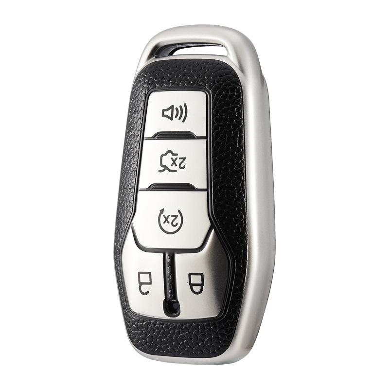 TPU Shell Key Case for Ford Edge, Escort, Kuga, Explorer, Borui, and Mondeo