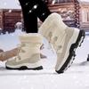 36-42 Women's High-top Winter Boots Large-size Outdoor Anti-slip Waterproof Women's Snow Boots