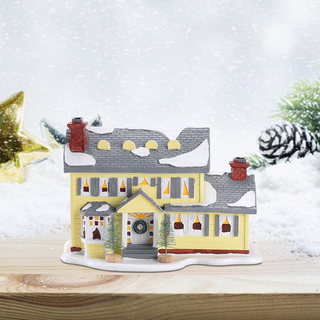 Xmas Ornament Exquisite Decorative Water Proof Xmas Desktop Ornament for Holiday Decor