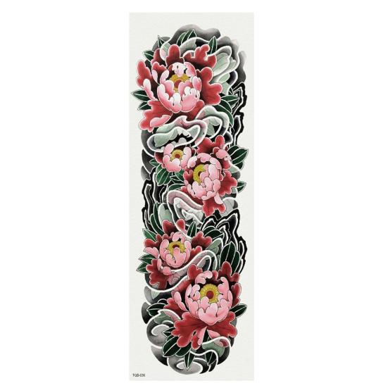 Full Arm Temporary Fake Tattoo Men Women Body Art Decal Water Transfer Sticker