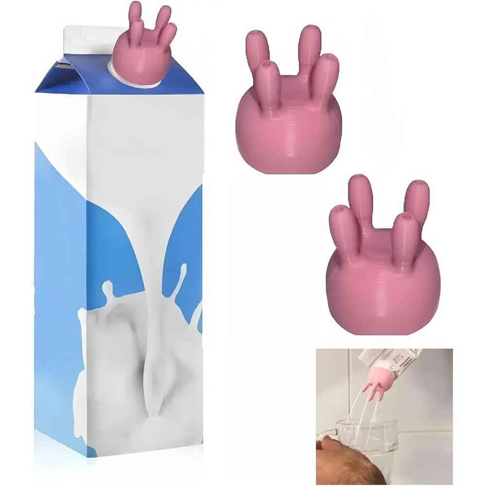 Pouring Cow Udder Milk Carton Cap Kitchen Tools Milk Jug Lid Gifts Milk Cap