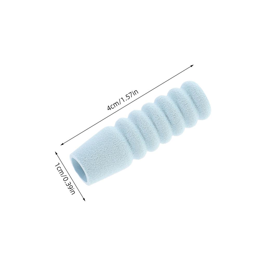 60Pcs Manicure Tool Sleeve Non-Slip Sponge Handle Cover Sweat Absorbing Protective Cuticle Nipper Covers for Home Salon Nail