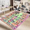 Colorful Character Collection Carpet For Playroom Bedroom Living Room Sofa Home Decorkids Game Area Rug Nonslip Floor Mat