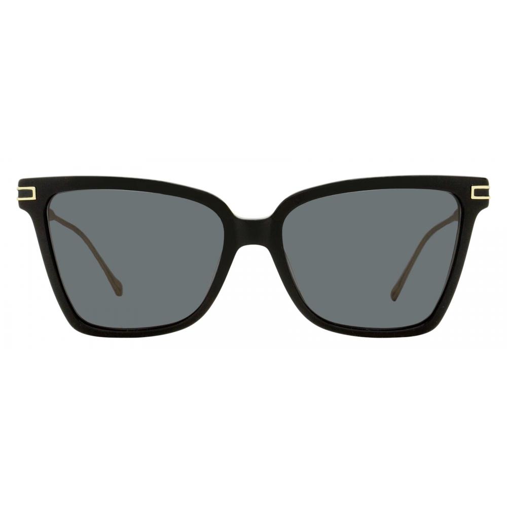 Salvatore Ferragamo Ferragamo Women S Gancini Butterfly SunglaSSeS Sf2036S 001 Black Gold 56mm 001