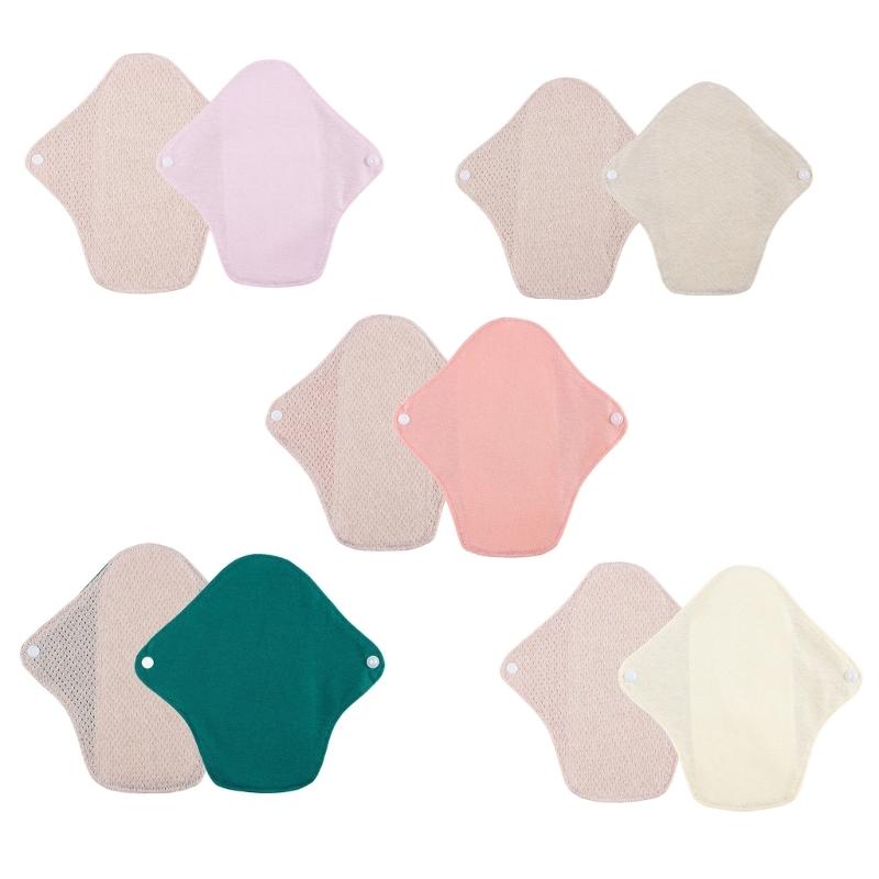 Reusable Washable Cloth Menstrual Pads/Panty Liners Super-Absorbent,Soft Comfortable Sanitary Pad for Womens Girls