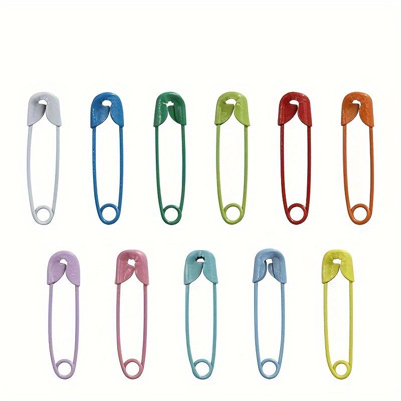 150pcs Vibrant Candy-Colored Safety Pins with Secure Clasp - Small Size for Crafting, Sewing, Apparel & Accessories