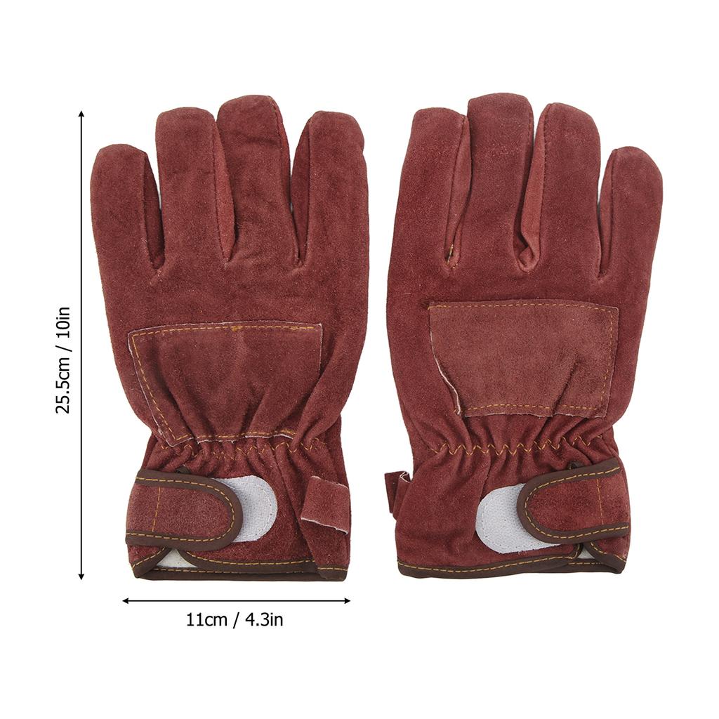 1 Pair of Heat Resistant Gloves  proof Flame Retardant Non Scalding for BBQ Grill Short