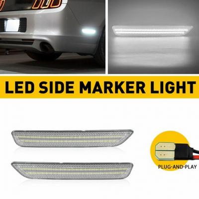 For 2010 2012 2011 2013 2014 Ford Mustang LED Side Light Marker Rear Fender Lamp