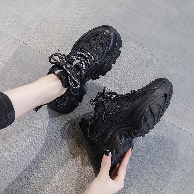 Fashion Casual Women's Shoes Spring/Summer New Dad Shoes Thick Sole Inner Height Increasing Sports Shoes Women Sneakers Women Luxury