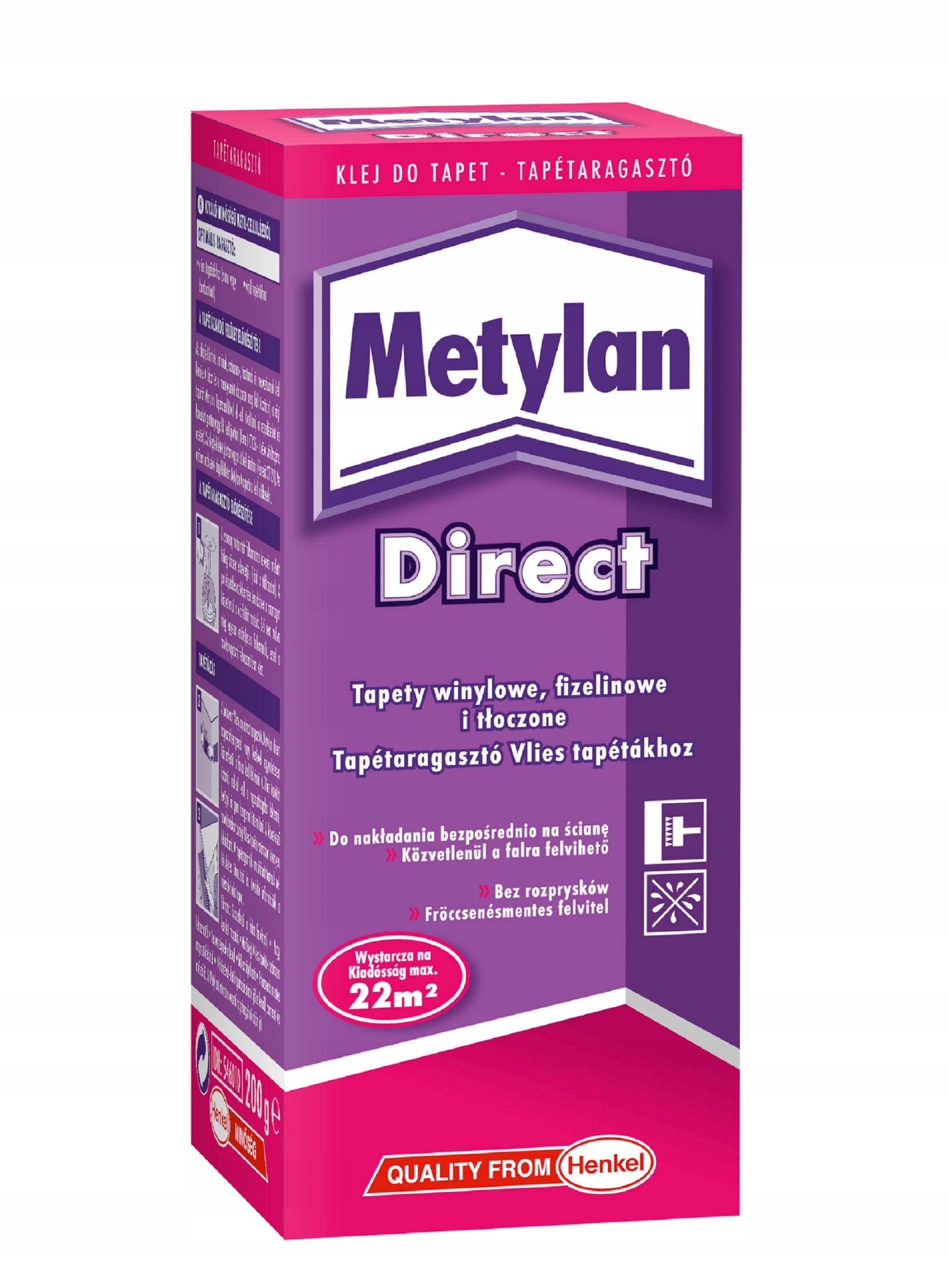 Methylan Direct 200g vinyl wallpaper glue on non-woven fabric