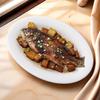 Thickened Oval Ceramic Fish Platter Set