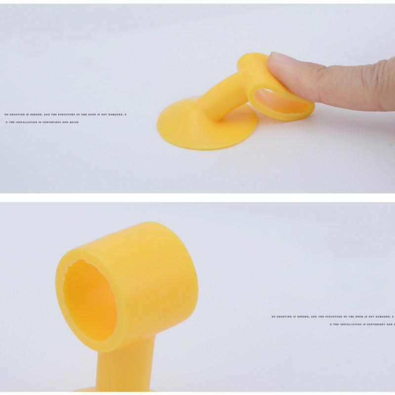 Silicone Door Handle Lock Suction Cup Wall for Anti-Collision Silencer Protective Pad CLE
