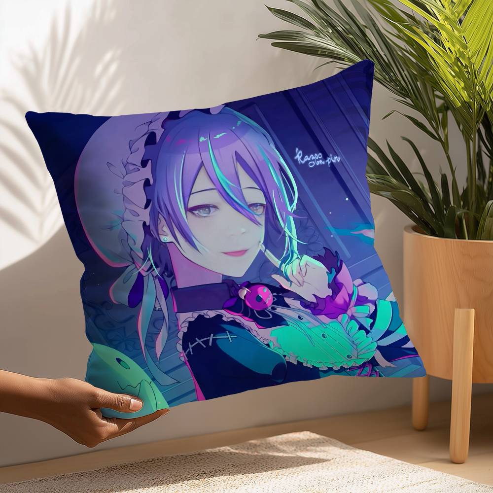 K-Kamishiro Rui Birthday Pillow Case Plush Fabric Soft Pillowcase Double Sided Print Cushion Cover Household Gifts