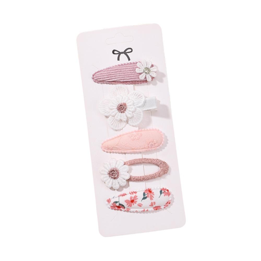 5Pcs/Set Cute BB Clips Set Pastel Kids Hair Clips Fashion Hair Accessories Women Girls 7