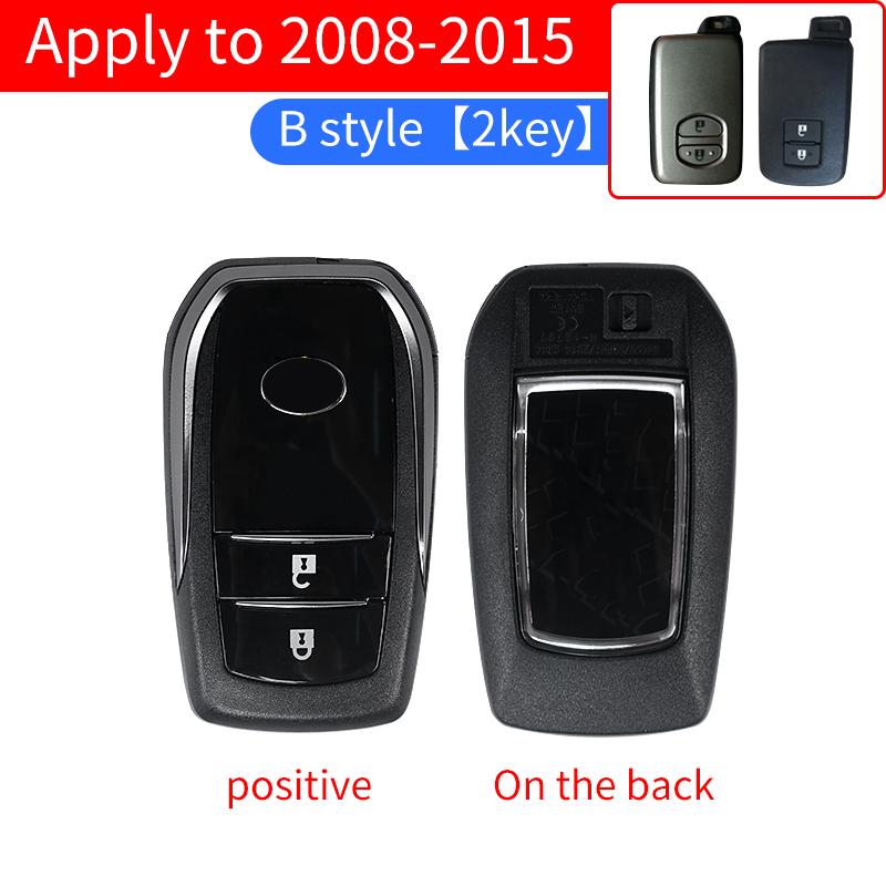 2008-2021 for Toyota Land Cruiser 200 Prado 150 LC200 LC150 Remote Control Key Shell Upgrade 2/3/4 Button Accessories Key Case