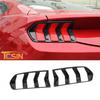 Carbon Fiber Tail Light Covers Trim Protective Bezels For Ford Mustang 2024 2025