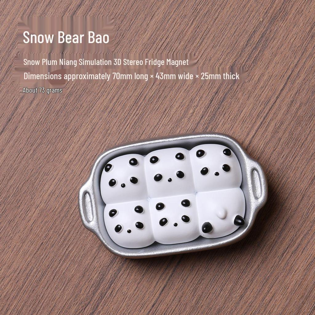 3D Ovocný magnet: Meloun, Třešeň, Jahoda Kočičí design