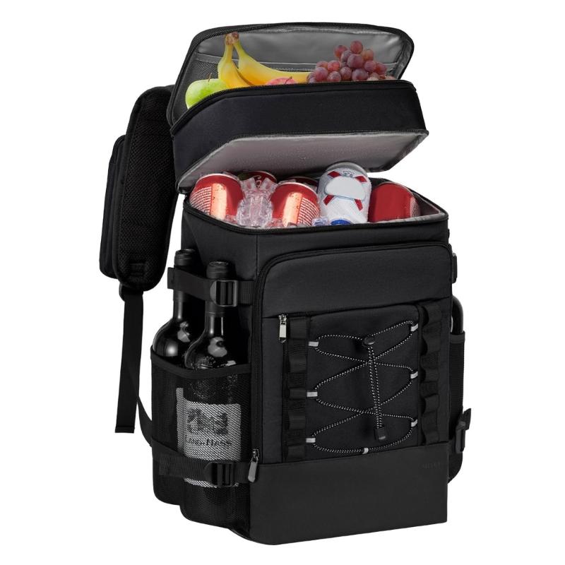 Spacious 40L Insulated Holder For Beach Outings Having Separate Storage Sections And Easy To Carry Design