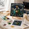 Cozy Holiday Afternoon Activities Christmas Lighthouse Mosaic Art Kit for Adults, DIY Coastal Craft with Acrylic Tiles Colorful Pieces, Decoration