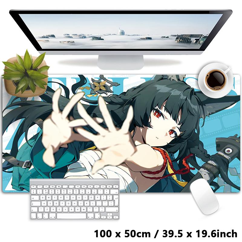 Zenless Zone Zero Mouse Pad ZZZ Yixuan Seed Ellen Hoshimi Miyabi Jufufu Yuzuha Alice XXL Large Mousepad Keyboard Mats