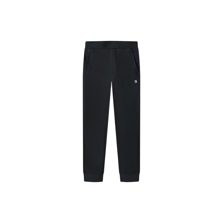 

FILA X Van Gogh Museum Collaboration Solid Color Straight Leg Casual Pants Men bottoms Black F11M328601F-BK M