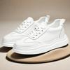 Man  Lift Sneakers Men White Shoes Elevator Height Increase Insole 6cm Plus Size 38-45