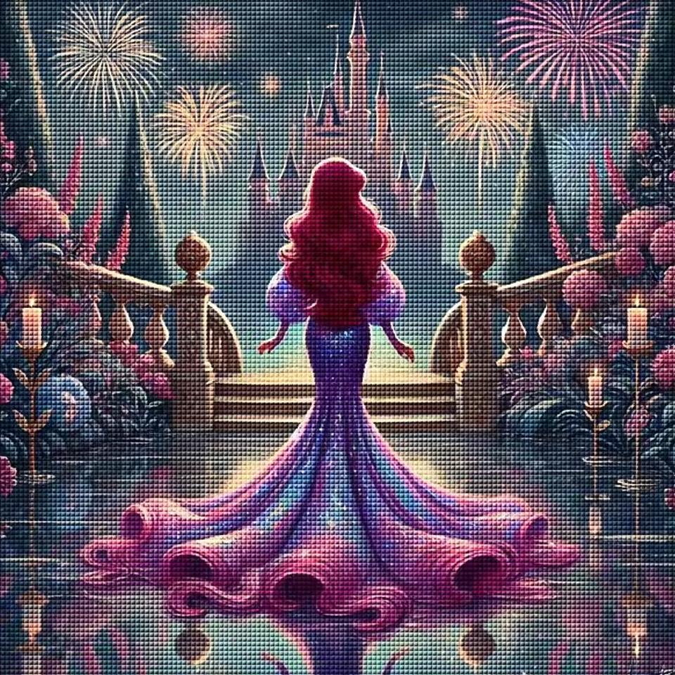 Disney Princesses Diamond Painting Kit 5D DIY Diamond Embroidery Cross Stitch Handmade Art Gift Crafts Home Decor