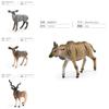 Plastic Nyala Antelope Figurine Ideal For Child Learning And Decorative Display