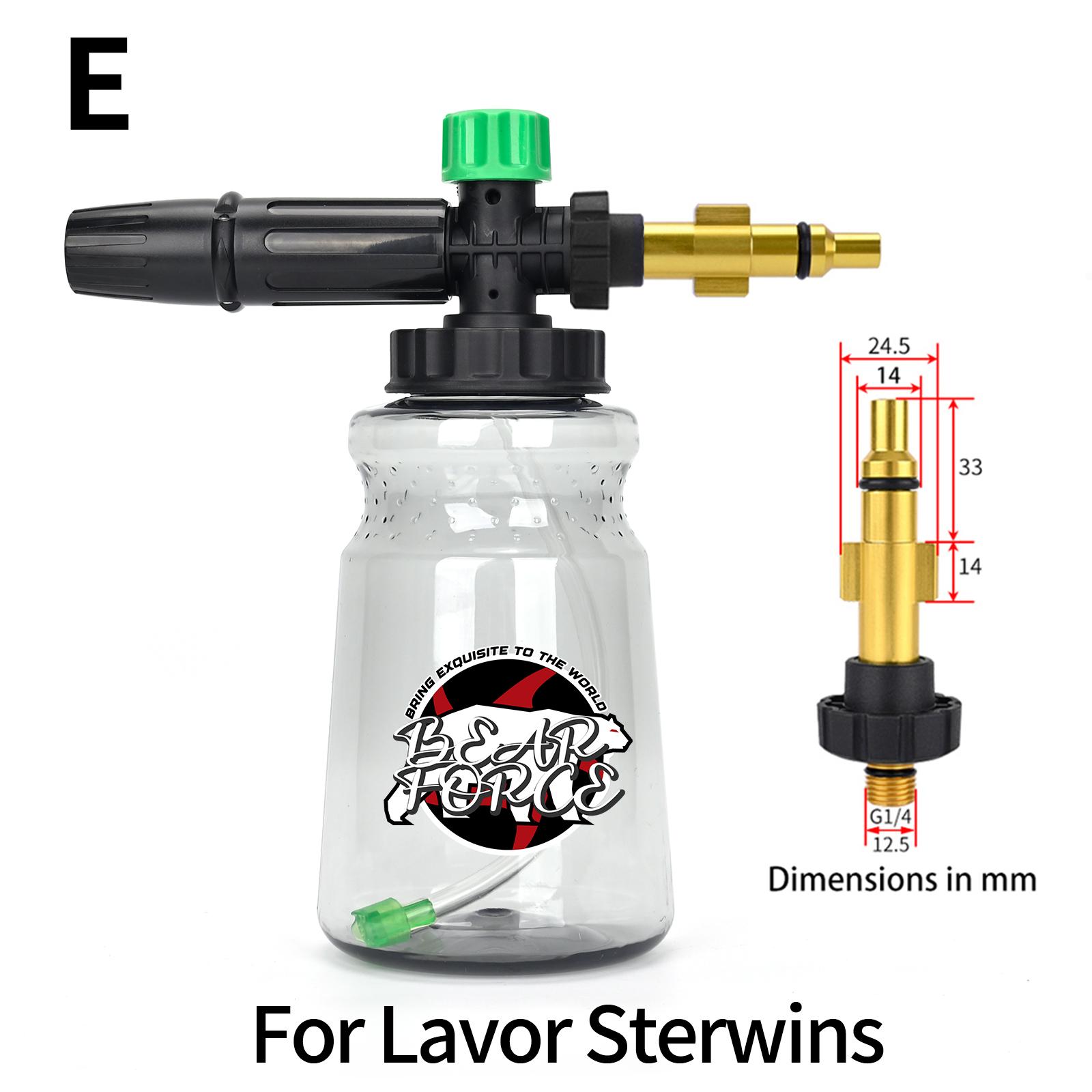 

Пенонасадка для мойки высокого давления, пенораспылитель для мойки автомобиля для Karcher Elitech Bort AR Bosch Michelin фиолетовый