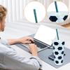 Large Capacity 710ml Single-Wall Plastic Cup With Soccer Pattern And Straw