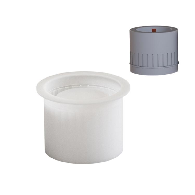 Silicone Crafting Mold Elegant Round Shape Candle Holders Moulds Candle Organizers Molds Suitable for Hand-Making