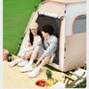 Kempingový stan automatický dvojitý dvojitý dvojitý šestiúhelníkový stan Venkovní 3-4 osoby Kemping Camping odolný proti dešti Snadno složitelný stan