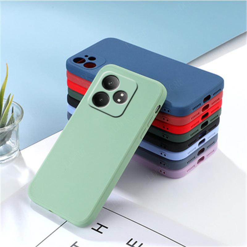 For Cover OPPO Realme GT 6T Case For Realme GT 6T Capas New Liquid Silicone Shockproof TPU Soft Cover For Realme GT 6T Fundas
