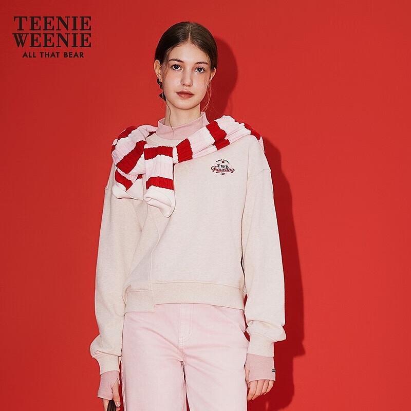 Teenie Weenie Women s Bear Graphic Pullover Sweatshirt M