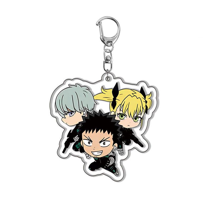 Monster 8 Acrylic Keychain Kafka Hibino Narumi Gen Ashiro Mina Anime Key Holder Pendant Accessory for Fans Collection Present