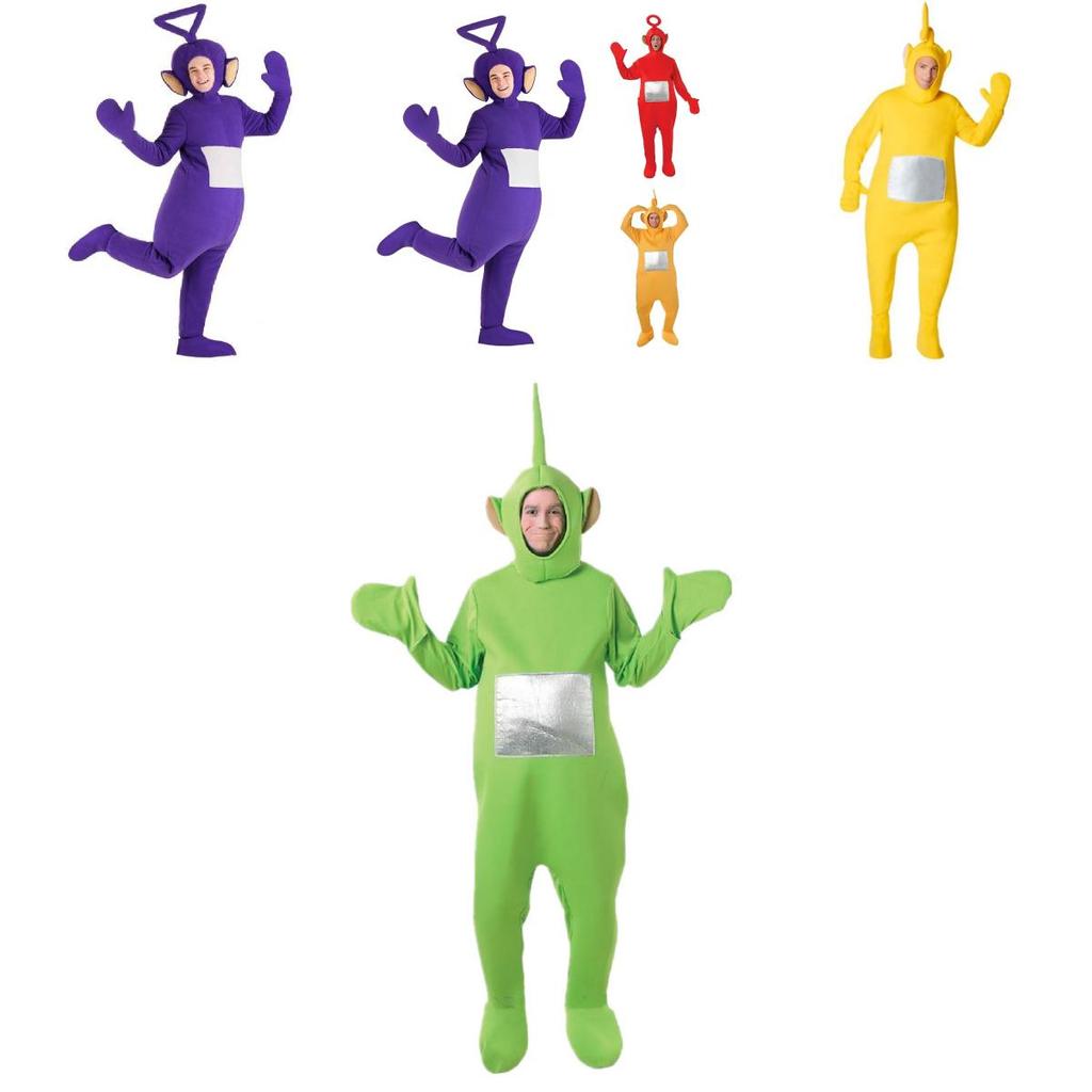 Fun Teletubbies Costume Polyester Bodysuit With Headpiece!