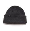 APOSTROPHE COMMA Reversible Bk Label Short Beanie (Charcoal)