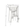 Irregular Lady Chain Tassel Brooches Handmade Trouser Leg Fixator Beaded Chain Pin  Party Jewelry
