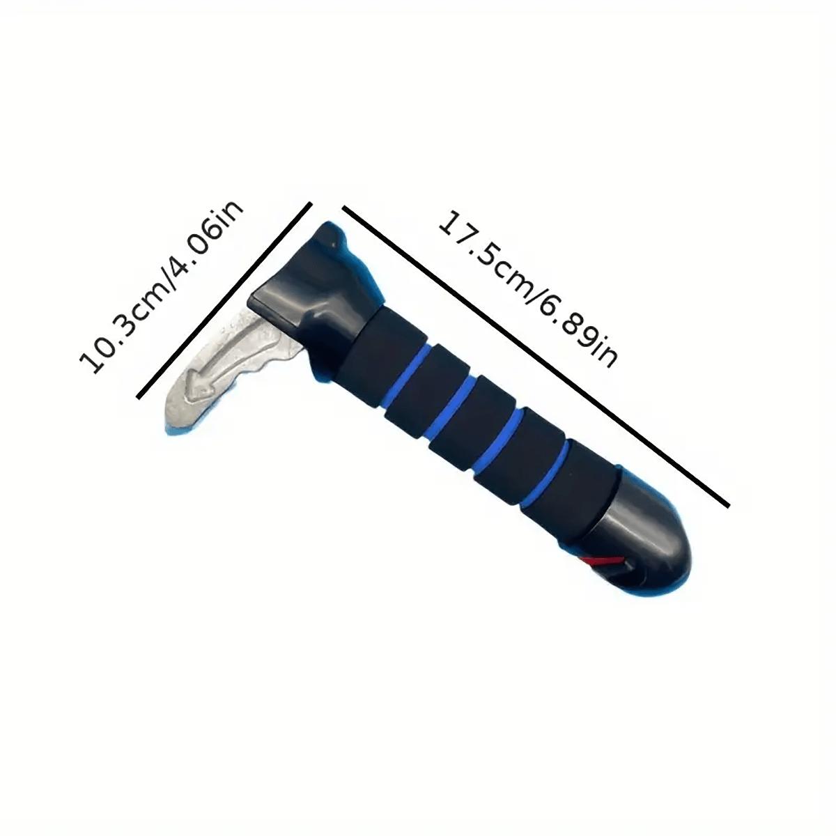 

Портативная ручка поддержки для автомобиля, 3 в 1, вспомогательная ручка для автомобильной двери для пожилых, резак для ремня безопасности и стеклобой, приспособления для стояния в автомобиле для способных пожилых Blue разноцветный