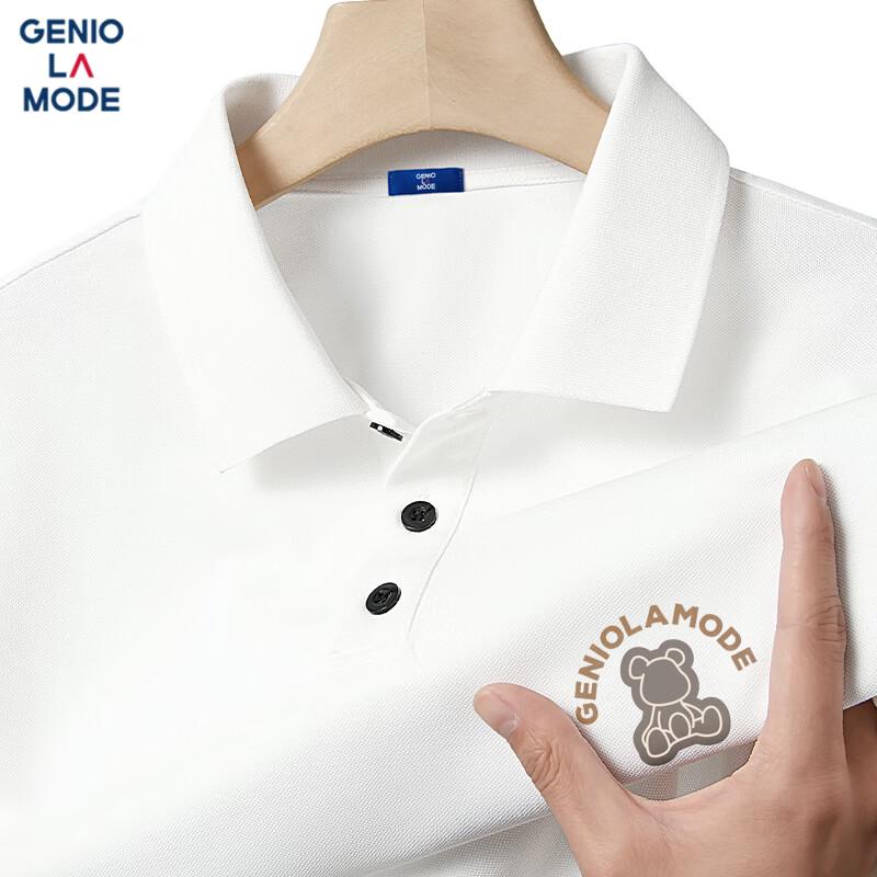 GENIOLAMODE Men s Casual Lightweight Polo Shirt 2XL