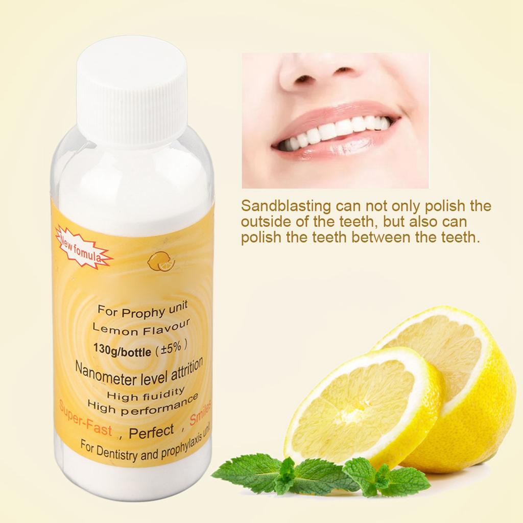 3 Optional Flavours Dental Cleaning Powder Prophy Mate Air Jet Polisher Cleaning Powder
