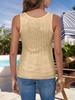 Women's Sequin Tank Top Sleeveless Scoop Neck Sparkly Party Camisole