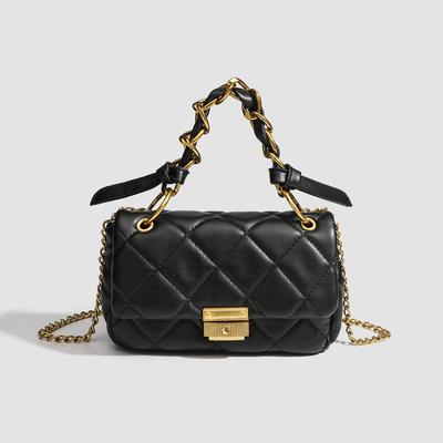 Kleine quadratische Tasche mit Nischendesign und Duftkette, vielseitige, modische Umhängetasche mit einer Schulter