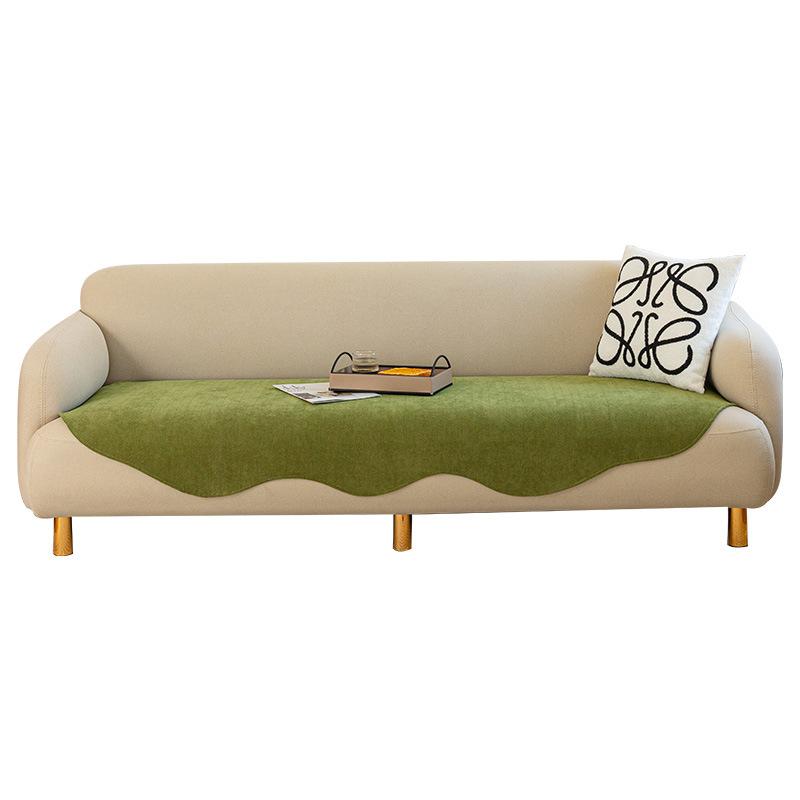 Chenier Special-Shaped Sofa Cushion, Universal In All Seasons, Non-Slip Herringbone Pattern Seat Cushion, Irregular Shape, Sofa Cover Towel