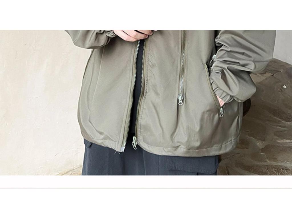 Unisex Outdoor Hooded Windbreaker Jacket for Spring and Autumn - Casual, Loose-Fit Sport Jacket for Men and Women
